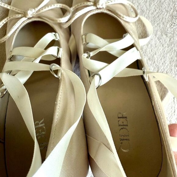 NWOT Cider Ballet Satin Bow Mary Jane Heels - Picture 12 of 16